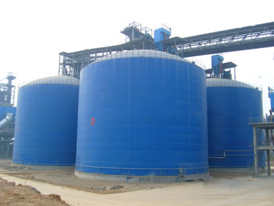 白银水泥钢板库改造