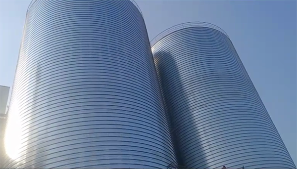 白银2座混凝土高架卷板仓